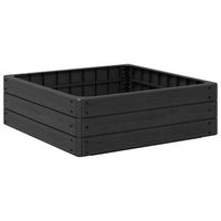 cama elevada negro 755 x 755 x 25 cm pp vidaxl