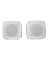 altavoces 20 mars gaming msprow white 10w usb  jack control de volumen rgb