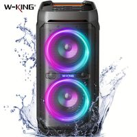 altavoces bluetooth w-king t11 de 100 w rms resistentes al agua ipx6 bt 53 altavoz portatil para fiestas graves profundos inalambricossonido masivo de 115 db