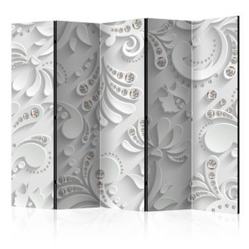 Biombo - Flowers With Crystals Ii (225x172 Cm)