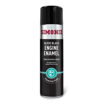 Gloss Black Engine Enamel Spray Paint 500ml