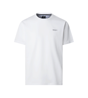 hackett london para hombre hm5000092 camiseta island blanco xl casual algodon manga corta