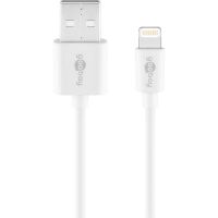 cable goobay 54600 lightning a usb a 1 m blanco