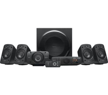 LOGITECH Z906 5.1 PC Speakers, Black