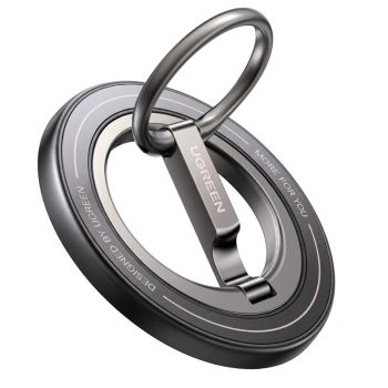 UGREEN LP945 Anillo de agarre magnético para teléfono, soporte magnético de doble cara mejorado, soporte magnético girat
