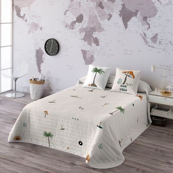 Haciendo El Indio - Colcha Bouti Estampado - Gramaje 70 Gramos - Cama 135/150 - Goodvibes