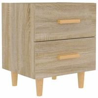 mesita de noche color roble sonoma 40x35x475 cm vidaxl