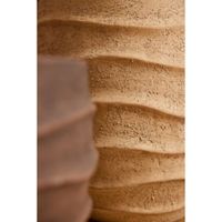 macetero exterior en ceramica beige 38 x 38 x 245 cm