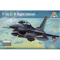 italeri 0188 - maqueta avion militar combate f16 cd night falcon escala 172