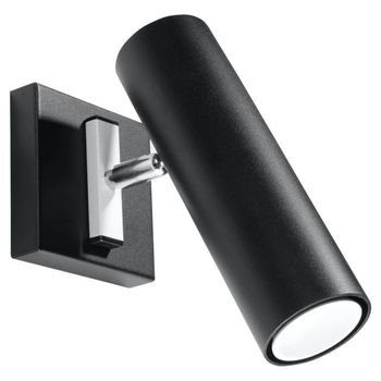 Aplique de pared zani negro