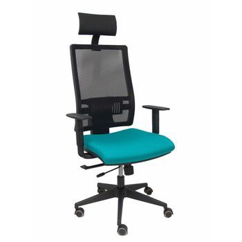 Silla De Oficina Con Cabecero P&c Horna Traslack Bali Verde Turquesa