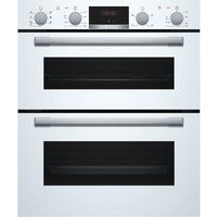 bosch nbs533bw0b electric built-under double oven - white white
