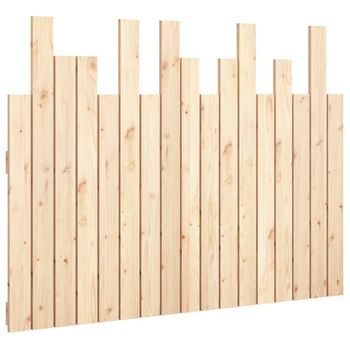 Cabecero，cabecero De Cama，panel De Cabecera De Cama De Pared Madera Maciza De Pino 108x3x80 Cm