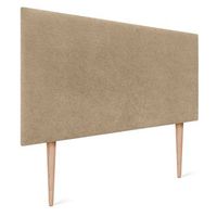 dhome cabecero tierra 100cm acabado toalla soft tapizado liso con patas 4cm grosor 125 alto tejido suave para pared acusticos cabeceros absorbentes 100cm 4cm - 125 al - tierra