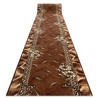 alfombra de pasillo bcf trio marron 120 cm 120x540 cm