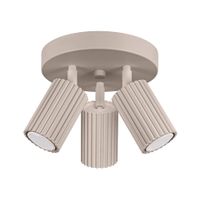 lampara de techo gris pardo aluminio alt 18 cm