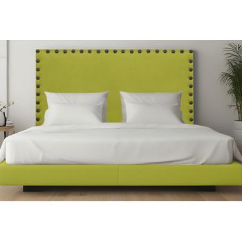 Cabecero Cama Bruselas Largo Verde 105x125 Cm