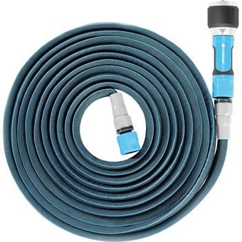 Cellfast Set De Riego Zygzag Con Manguera Expandible De 15 A 30 Metros