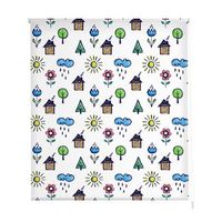 estoralis - estor enrollable translucido  estampado infantil  110 x 255 cm anchoalto tamano tela 107 x 250 cm  i-3209 unico