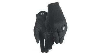 Par de guantes assos trail long series negros