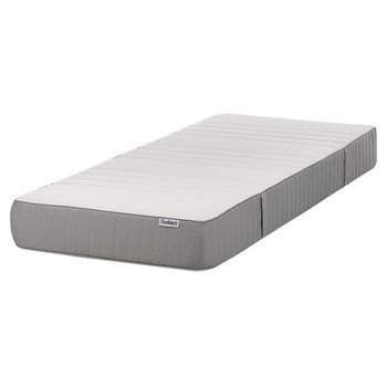 Colchón De Espuma Viscoelástica Medio Con Funda Extraíble De Poliéster Con Cremallera Blanco 80 X 200 Cm Cheer