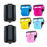 compatible multipack hp photosmart c6175 printer ink cartridges 7 pack -c8721ee