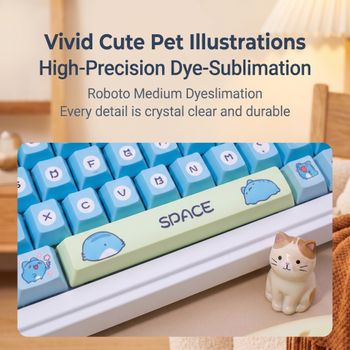 Nuevas teclas PBT de 120 teclas, juego de teclas PBT con perfil Cherry, sublimación de tinta en 5 lados, antideslumbrantes, compatibles con teclados 61-108