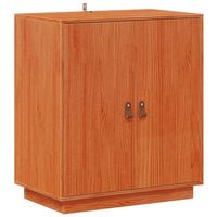 aparador marron cera 655 x 40 x 75 cm pino macizo vidaxl