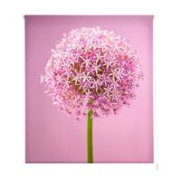 estoralis - estor enrollable translucido  estampado flores  150 x 180 cm anchoalto tamano tela 147 x 175 cm  f-834 unico