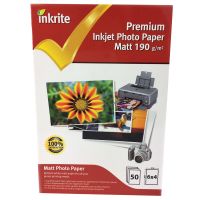 inkrite photoplus professional paper matt 190gsm 6x4 50 sheets