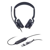 auriculares yealink uh46 dual con cable usb-ca para oficina con microfono con cancelacion de ruido negros