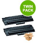 compatible multipack ricoh aficio 1224c printer toner cartridges 2 pack -430475