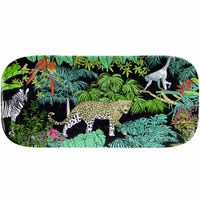 plato de presentacion rectangular melamina estampado jungle 375 cm