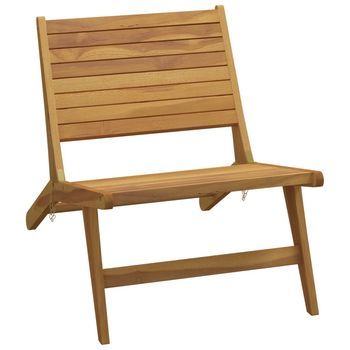 Silla De Jardín | Silla De Exterior | Sillón De Madera Maciza De Teca