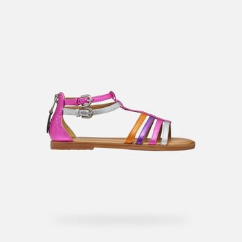 GEOX Sandal Karly Niña Fucsia/plateado
