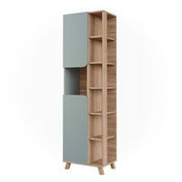 armario de bano karen 50 x 175 cm con 2 puertas vicco