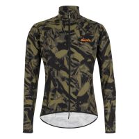 santini gravel windproof jacket - s - military green