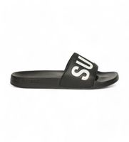 superdry para mujer wf310229a chanclas de piscina veganas core negro 3637 plano ninguno beachwear