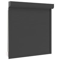 persiana enrollable manual antracita 140 x 150 cm vidaxl