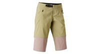 shorts de mujer fox defend caqui