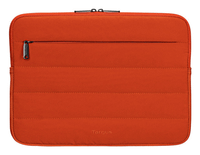 targus puffer 13-14 sleeve - rust orange