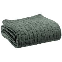 funda nordica swami vivaraise de algodon 100 - tamano 240 x 260 cm - color tomillo