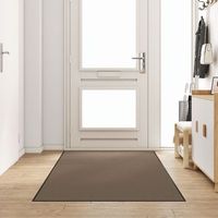 felpudo rectangular beige de 120x250 cm v8823 unico  beige