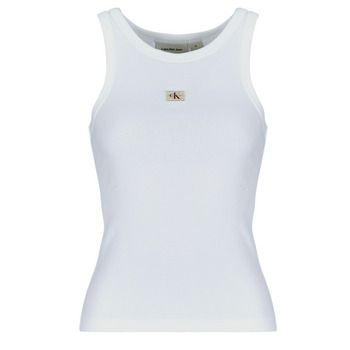 Calvin Klein Jeans Camiseta tirantes WOVEN LABEL RIB TANK TOP para mujer