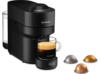 REACONDICIONADO Seminuevo Muy bueno Cafetera de cápsulas - Nespresso® De'Longhi Vertuo Pop ENV90.B, 1260 W, 0.56 l, Calentamiento 30s