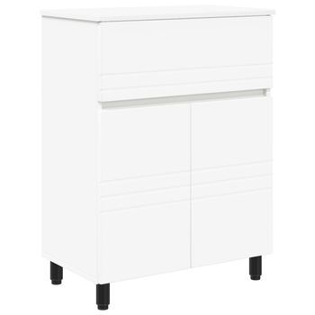 Unidad De Tocador De Baño Blanco 60 X 35 X 80 Cm Vidaxl