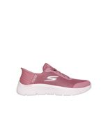 zapatillas skechers slip-ins go walk flex - grand entry rosa mujer