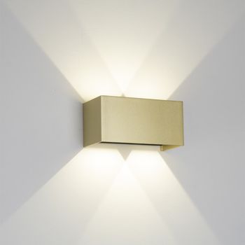 Aplique de exterior led davos double dim 2700k (4x6w)