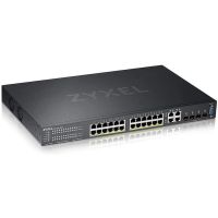 zyxel gs2220-28hp-eu0101f switch 24 puertos gigabit  4 sfp