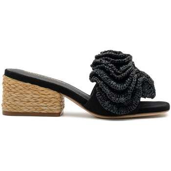 PALOMA BARCELÓ Sandalias POLLY SUEDE BLACK para mujer